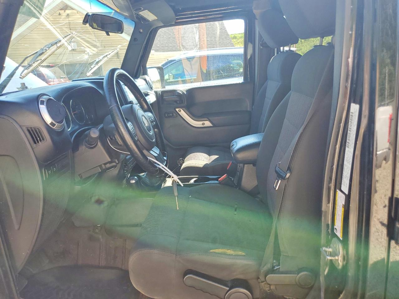 2012 Jeep Wrangler Unlimited Rubicon Black vin: 1C4BJWFG5CL104693