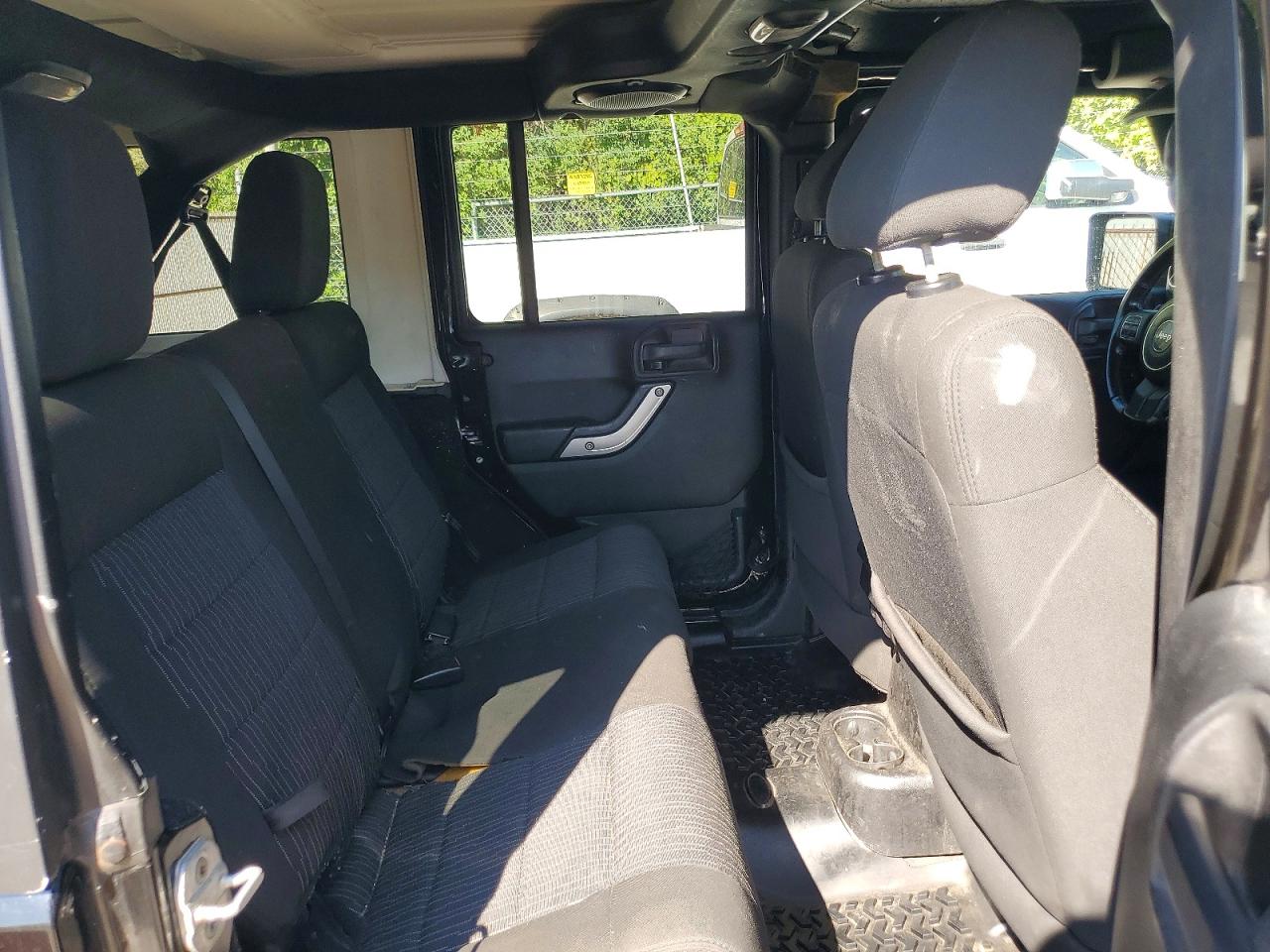 2012 Jeep Wrangler Unlimited Rubicon Black vin: 1C4BJWFG5CL104693