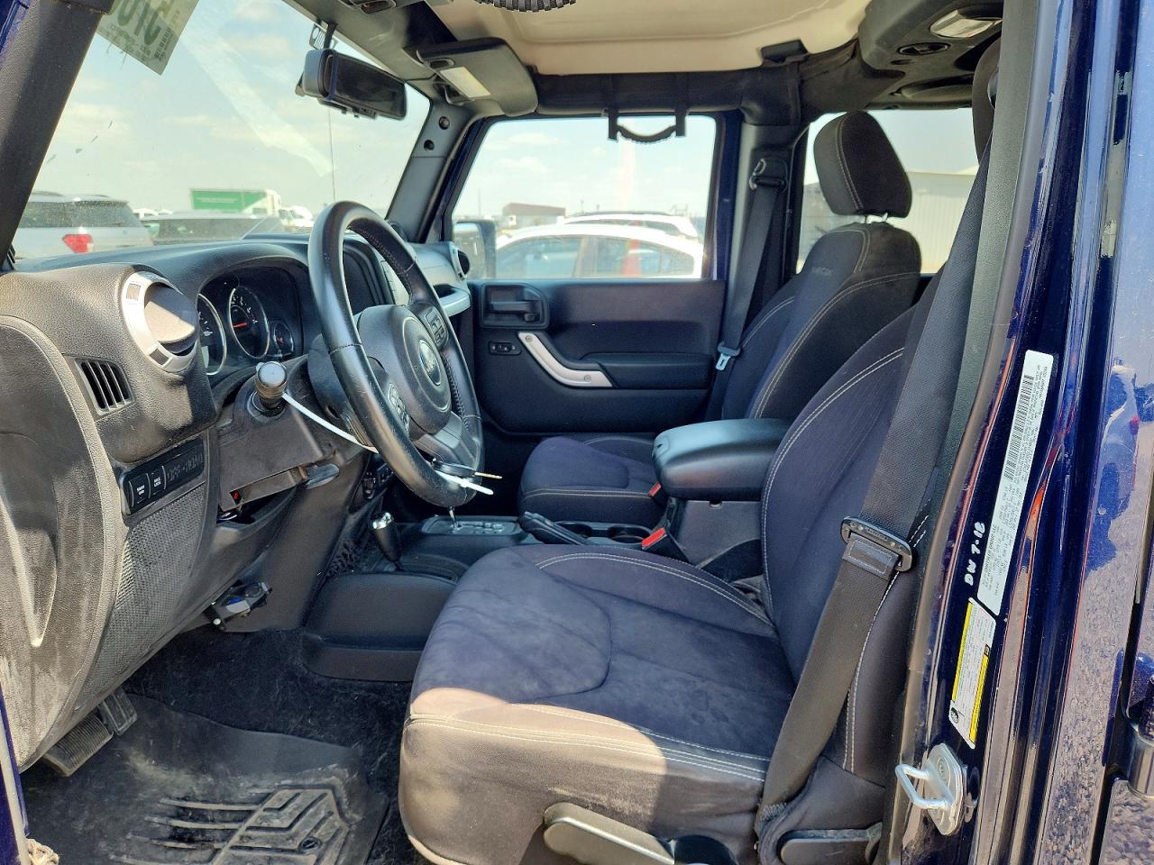 2013 Jeep Wrangler Unlimited Rubicon Blue vin: 1C4BJWFG5DL514850