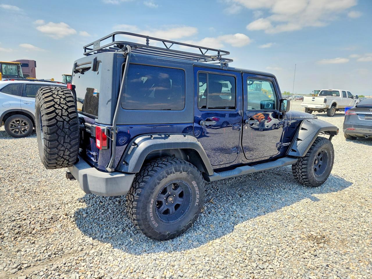 2013 Jeep Wrangler Unlimited Rubicon Blue vin: 1C4BJWFG5DL514850