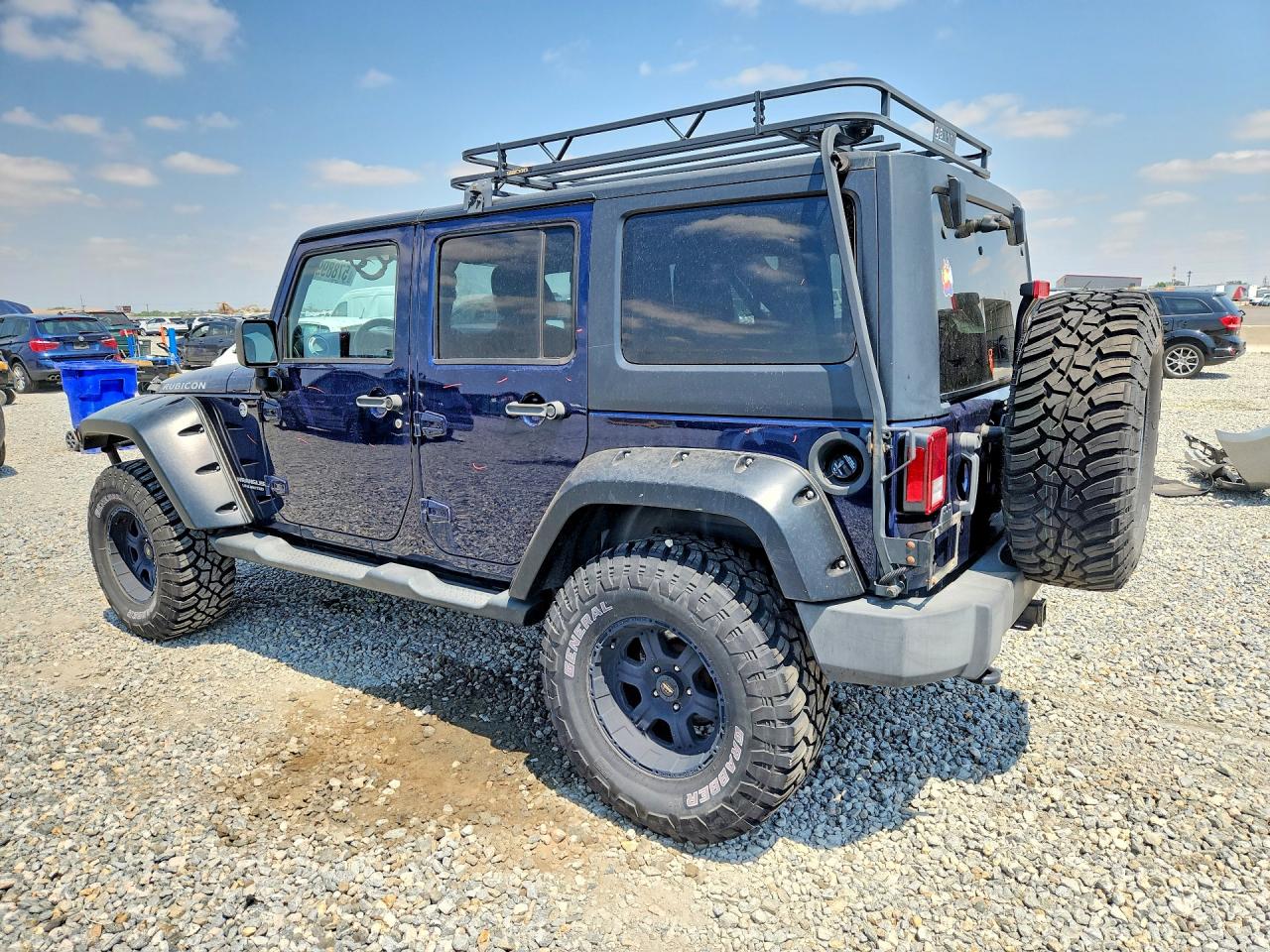 2013 Jeep Wrangler Unlimited Rubicon Blue vin: 1C4BJWFG5DL514850