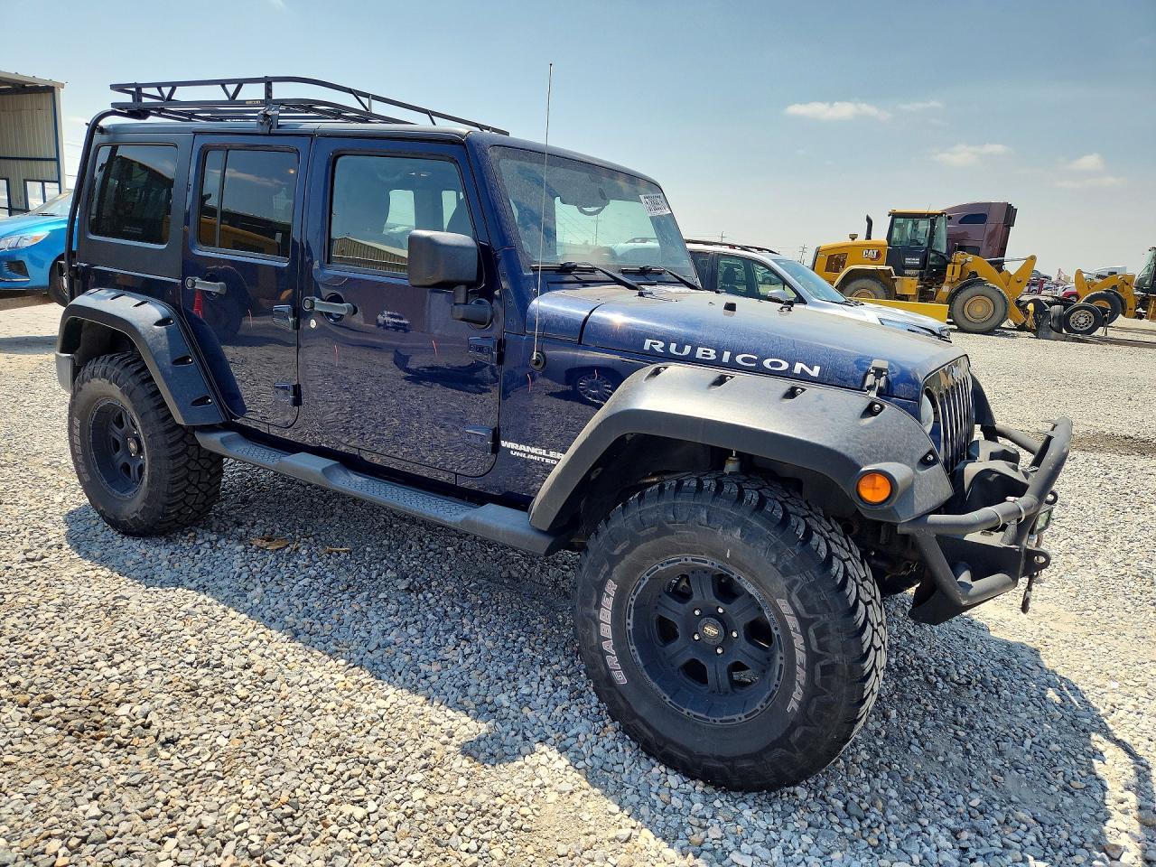 2013 Jeep Wrangler Unlimited Rubicon Blue vin: 1C4BJWFG5DL514850