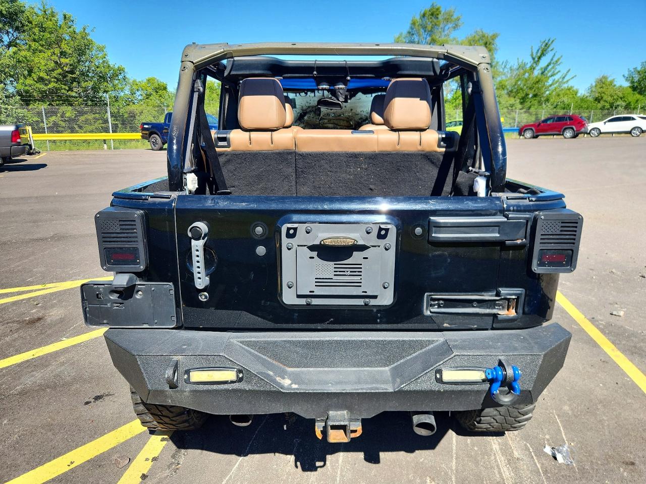 2013 Jeep Wrangler Unlimited Rubicon Black vin: 1C4BJWFG5DL616794