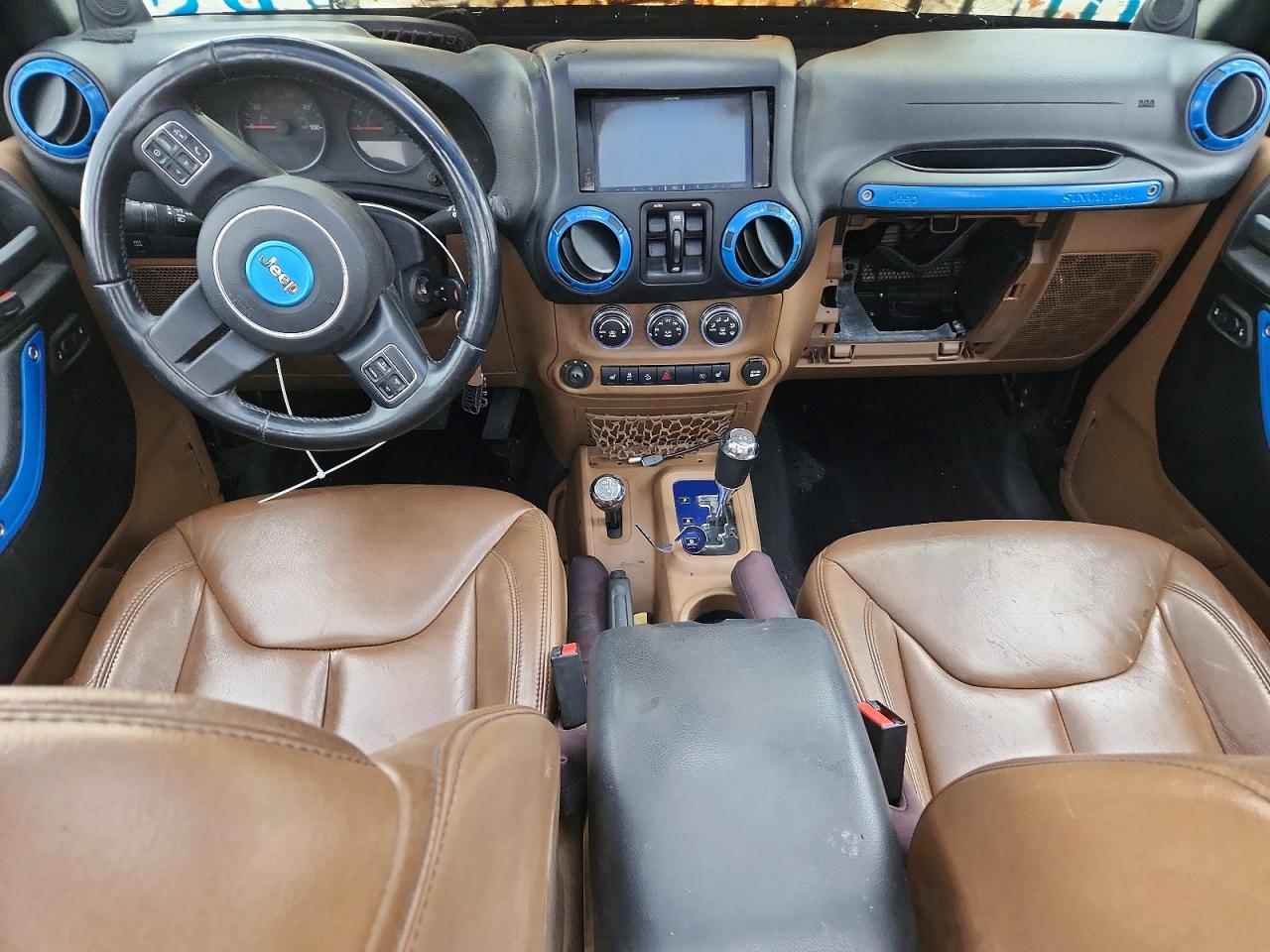 2013 Jeep Wrangler Unlimited Rubicon Black vin: 1C4BJWFG5DL616794
