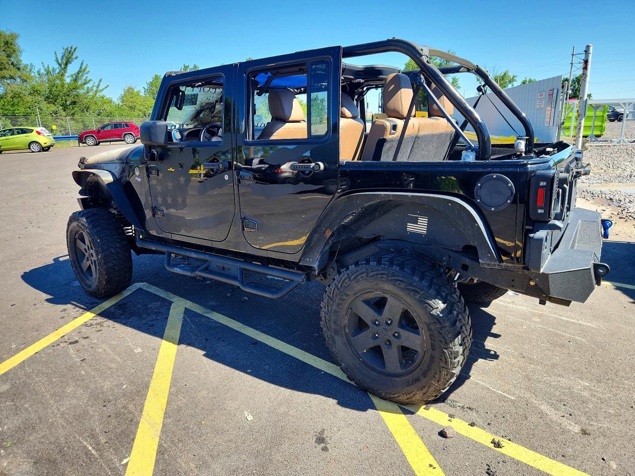 2013 Jeep Wrangler Unlimited Rubicon Black vin: 1C4BJWFG5DL616794