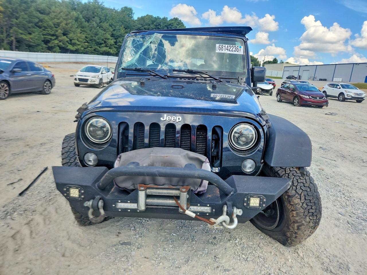 2014 Jeep Wrangler Unlimited Black vin: 1C4BJWFG5EL163598