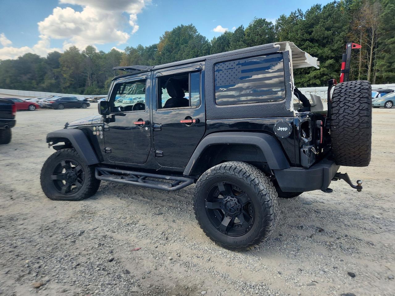 2014 Jeep Wrangler Unlimited Black vin: 1C4BJWFG5EL163598