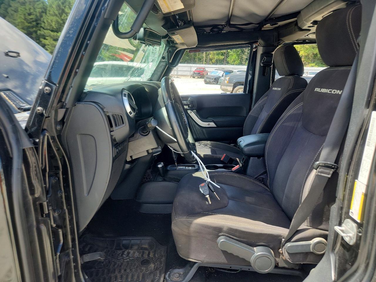 2014 Jeep Wrangler Unlimited Black vin: 1C4BJWFG5EL163598