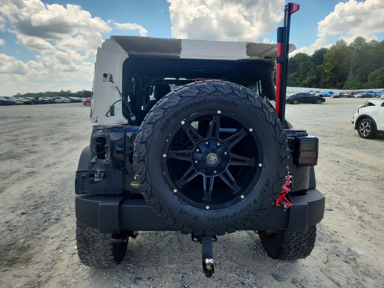 2014 Jeep Wrangler Unlimited Black vin: 1C4BJWFG5EL163598