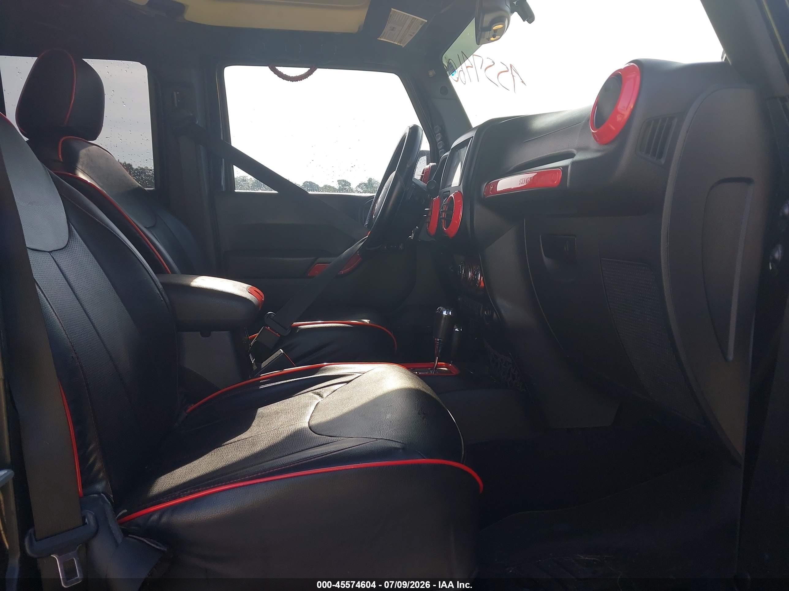 2014 Jeep Wrangler Unlimited Rubicon Black vin: 1C4BJWFG5EL279738