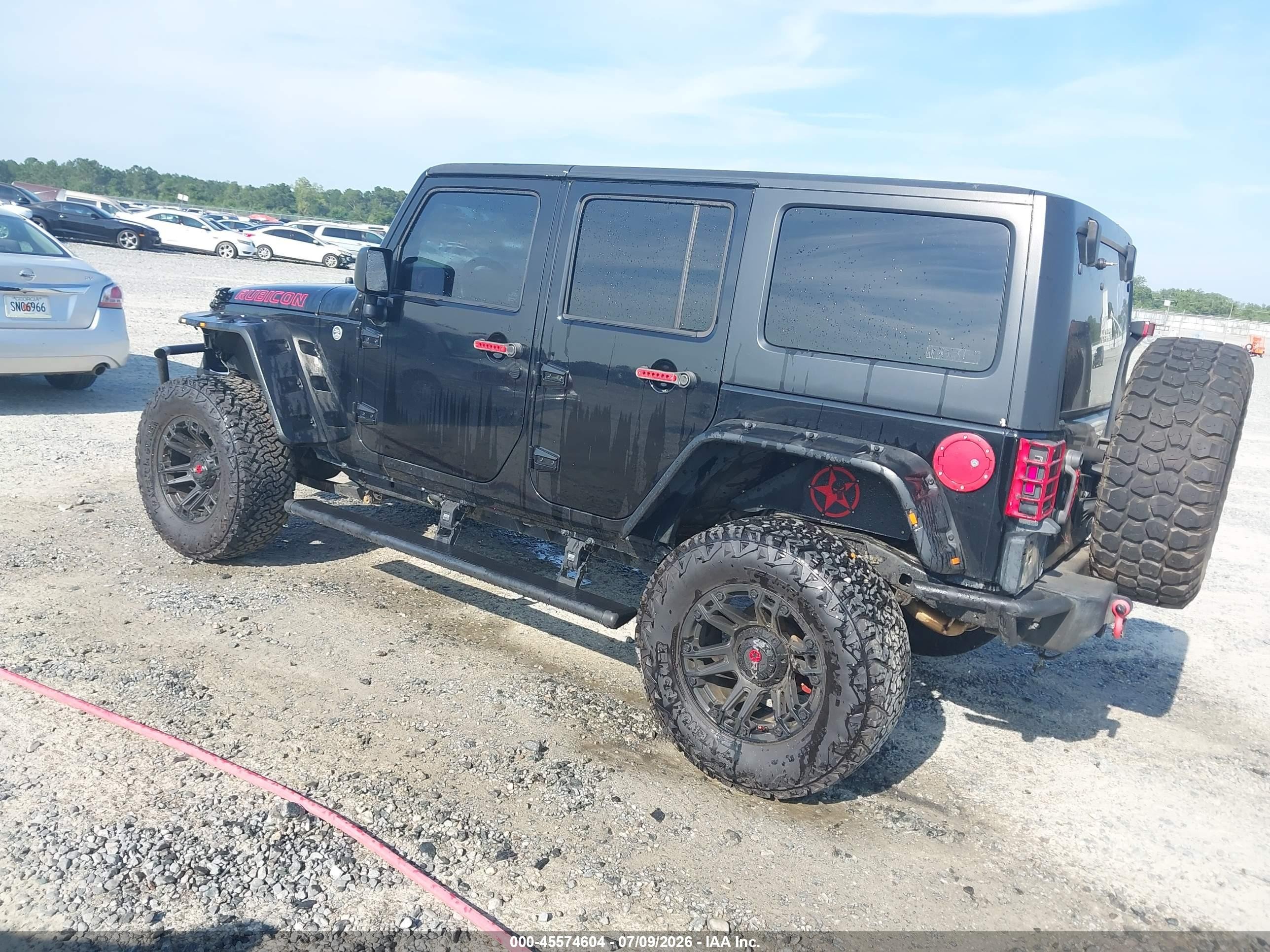 2014 Jeep Wrangler Unlimited Rubicon Black vin: 1C4BJWFG5EL279738
