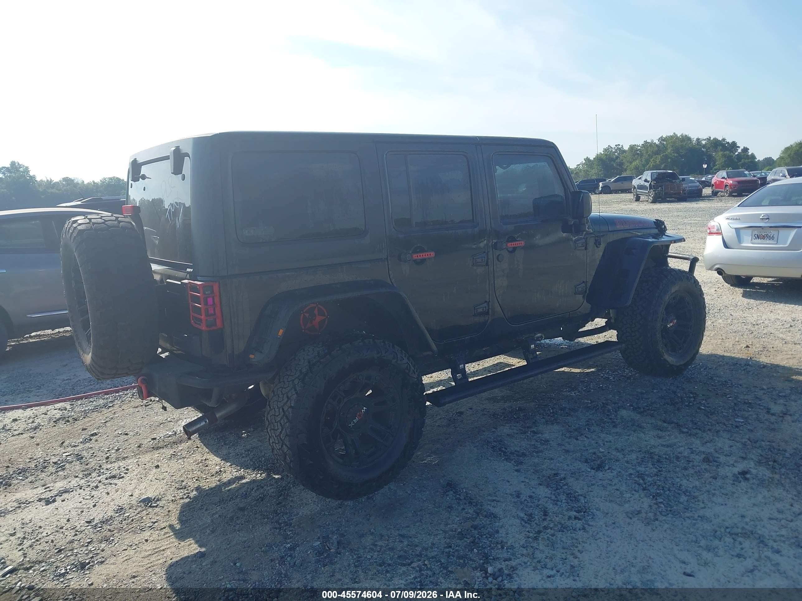 2014 Jeep Wrangler Unlimited Rubicon Black vin: 1C4BJWFG5EL279738