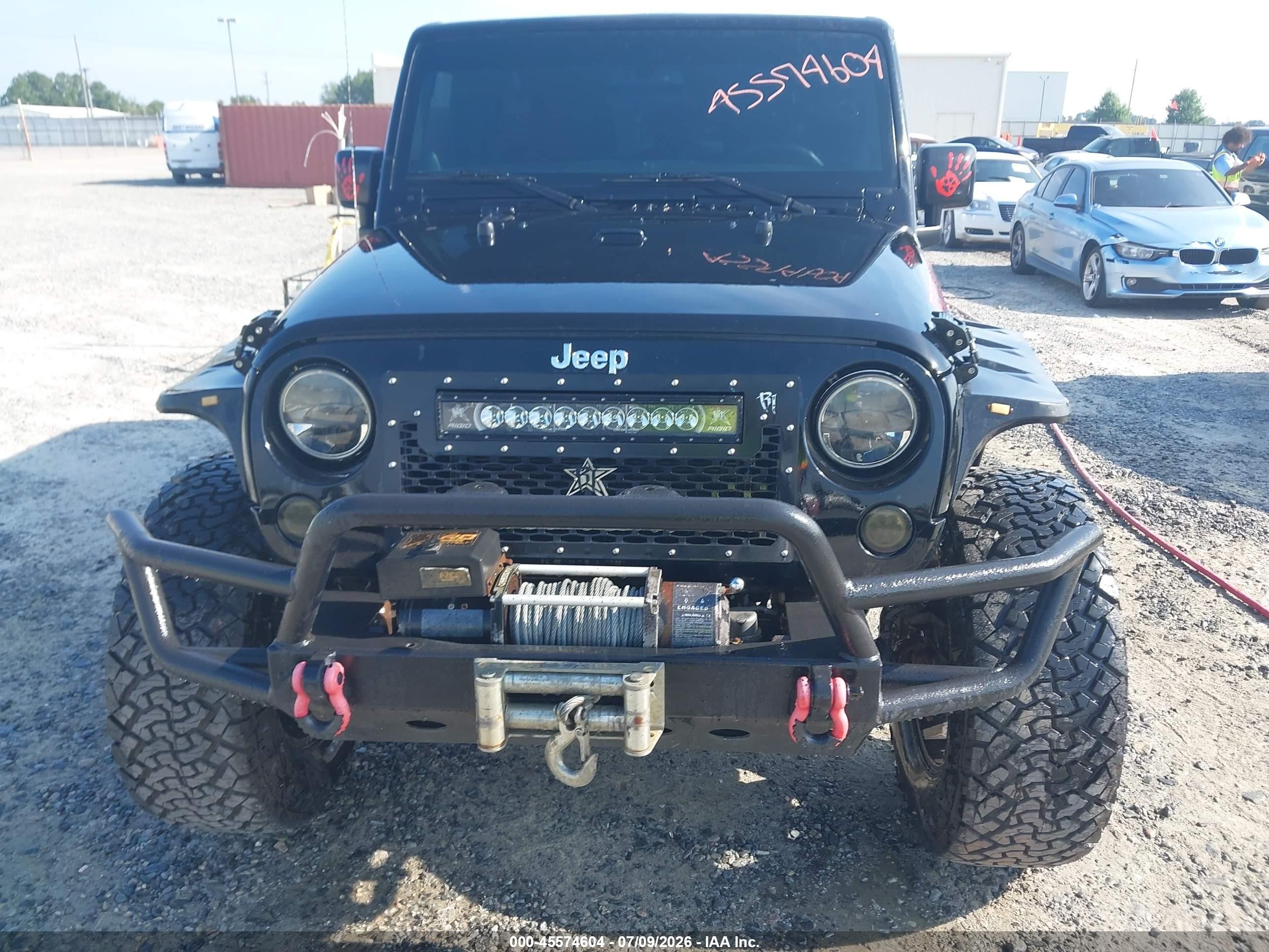 2014 Jeep Wrangler Unlimited Rubicon Black vin: 1C4BJWFG5EL279738