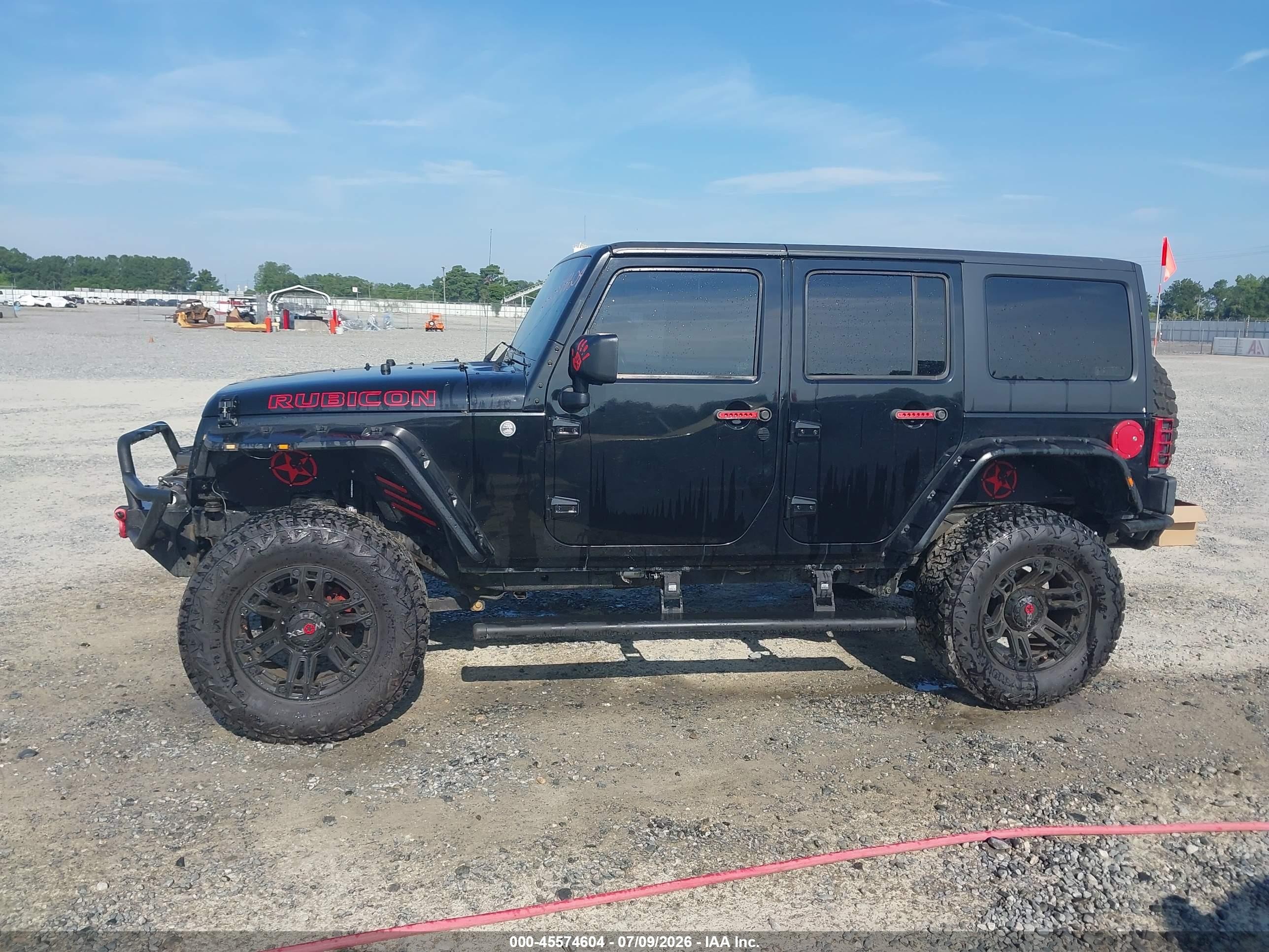 2014 Jeep Wrangler Unlimited Rubicon Black vin: 1C4BJWFG5EL279738