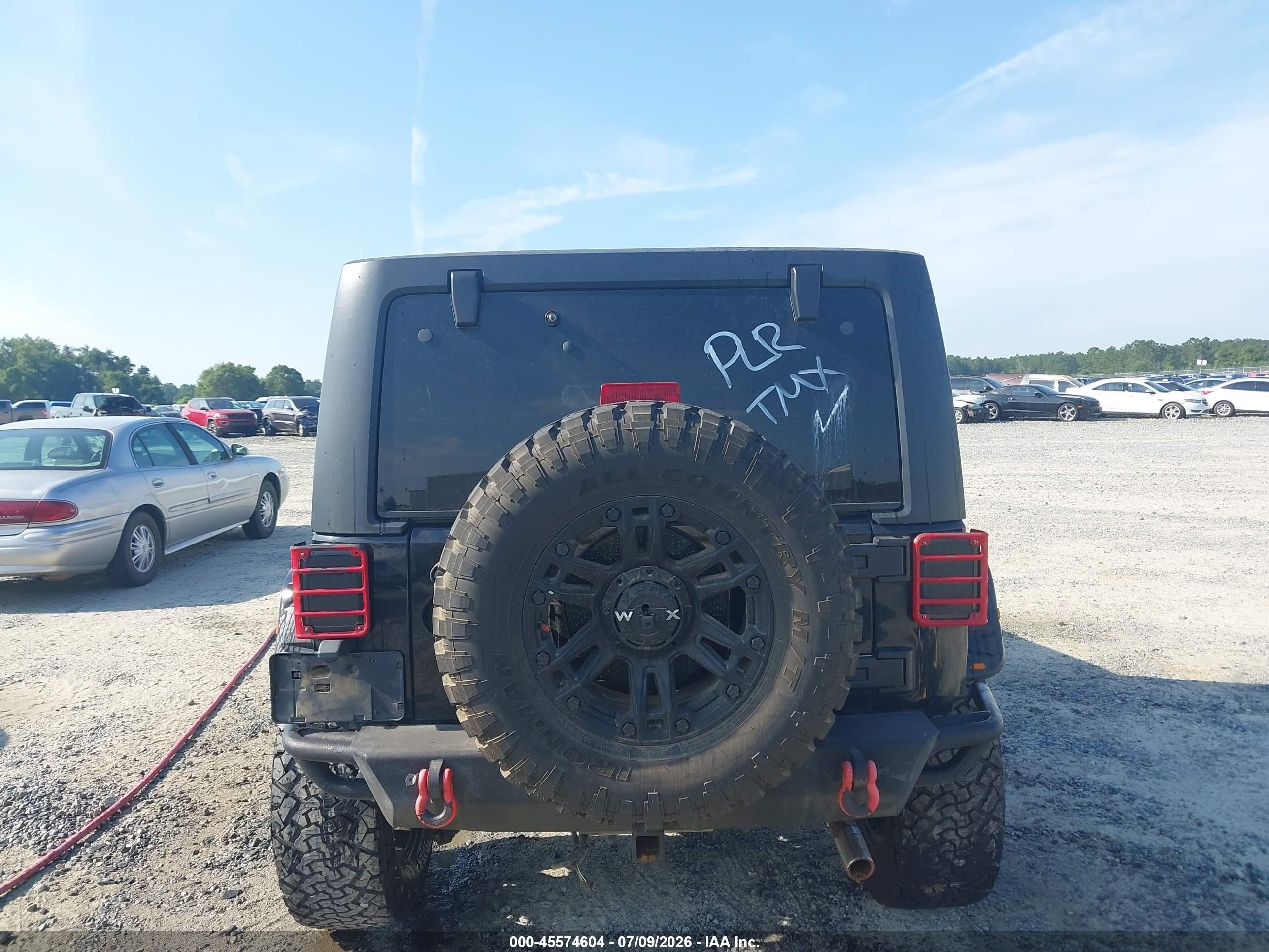 2014 Jeep Wrangler Unlimited Rubicon Black vin: 1C4BJWFG5EL279738