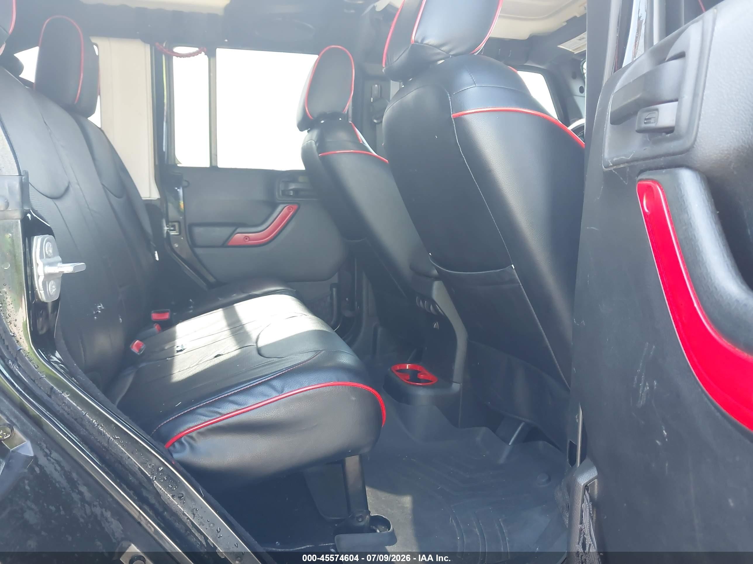 2014 Jeep Wrangler Unlimited Rubicon Black vin: 1C4BJWFG5EL279738