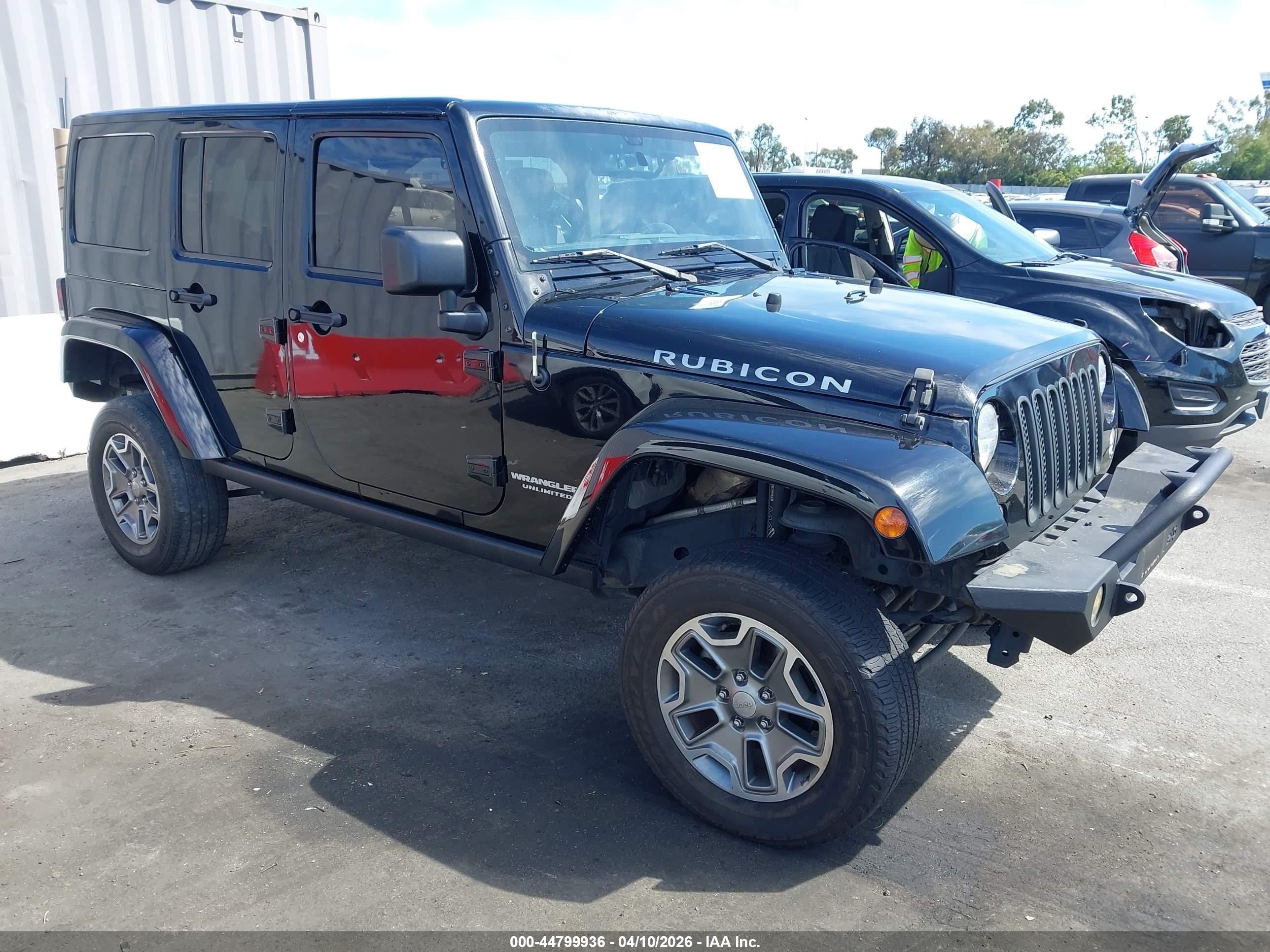 2015 Jeep Wrangler Unlimited Rubicon Black vin: 1C4BJWFG5FL538116