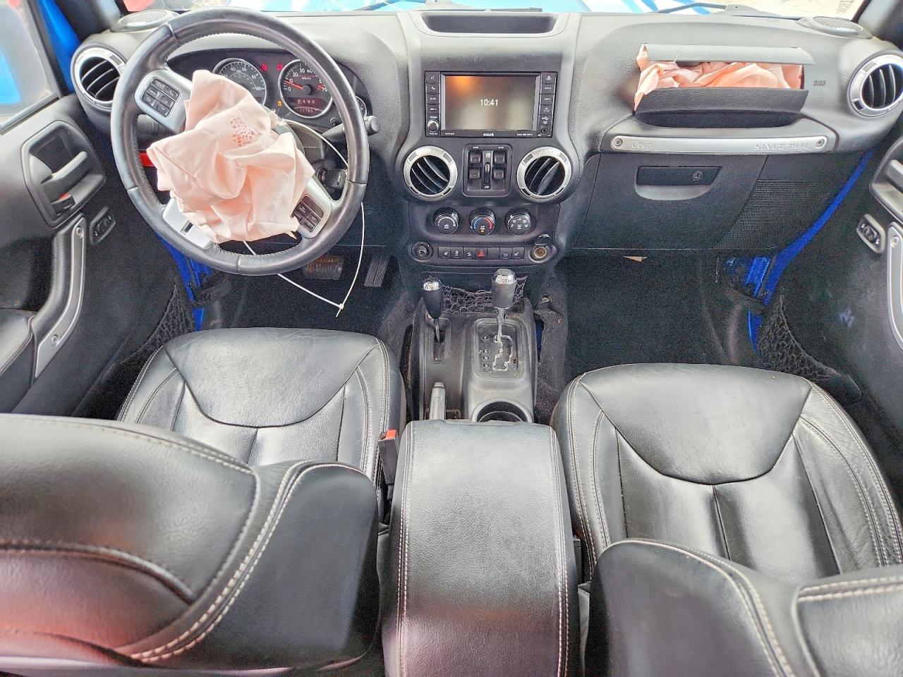 2015 Jeep Wrangler Unlimited Rubicon Blue vin: 1C4BJWFG5FL636062
