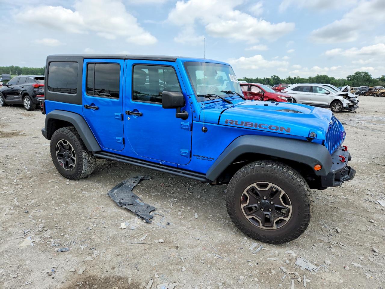 2015 Jeep Wrangler Unlimited Rubicon Blue vin: 1C4BJWFG5FL636062
