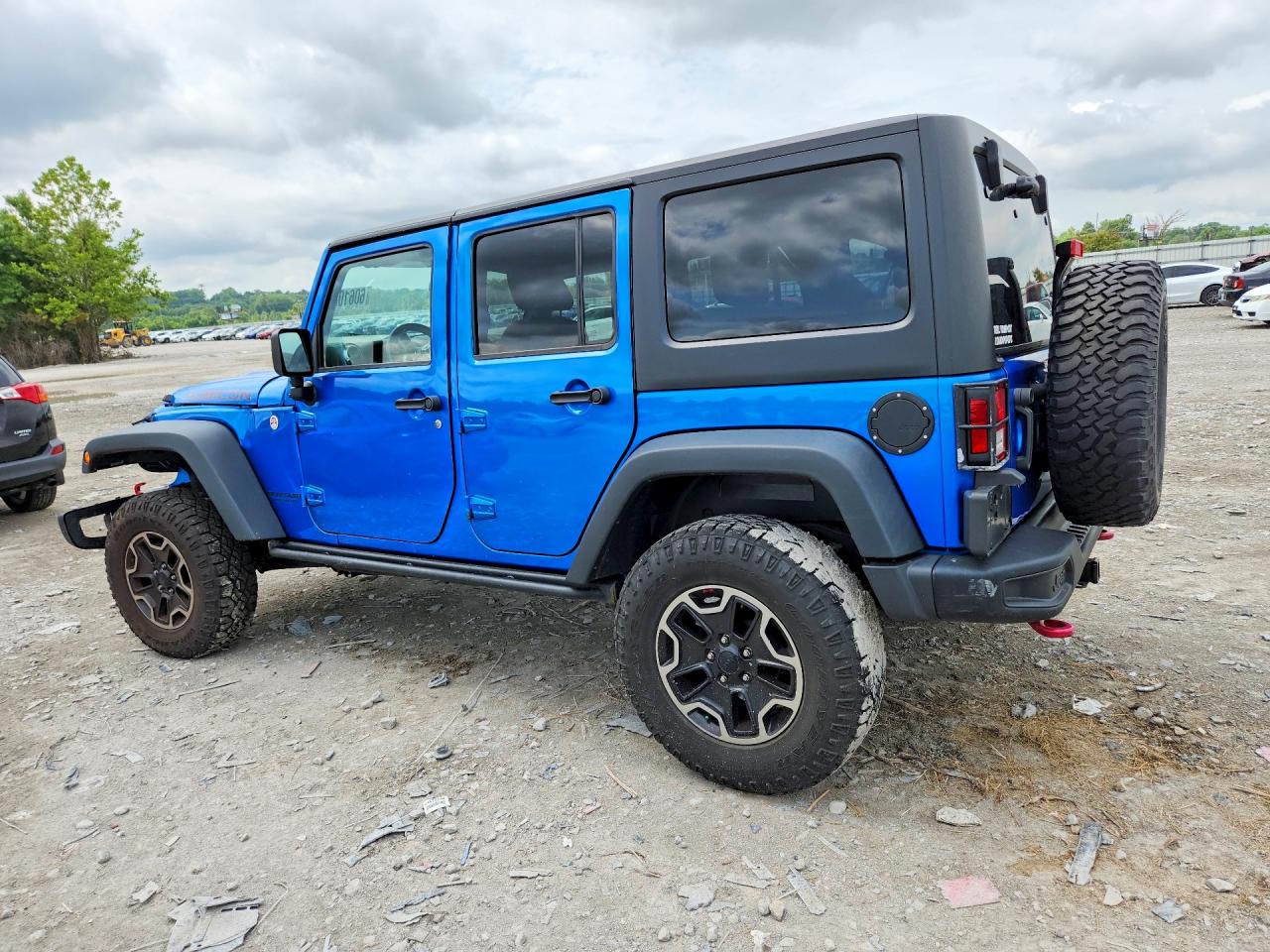 2015 Jeep Wrangler Unlimited Rubicon Blue vin: 1C4BJWFG5FL636062
