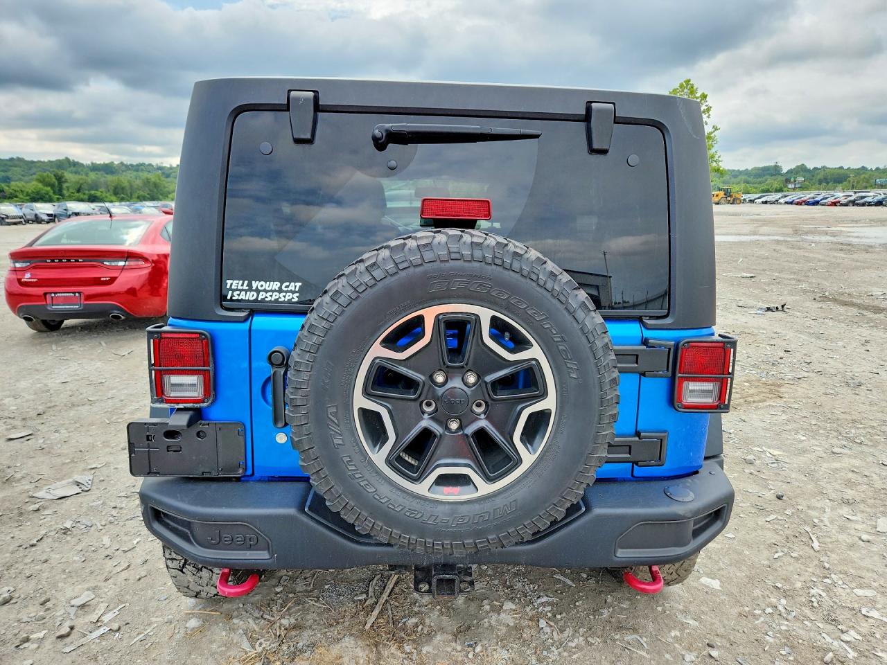 2015 Jeep Wrangler Unlimited Rubicon Blue vin: 1C4BJWFG5FL636062