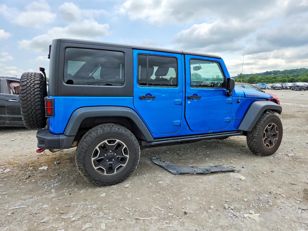 2015 Jeep Wrangler Unlimited Rubicon Blue vin: 1C4BJWFG5FL636062