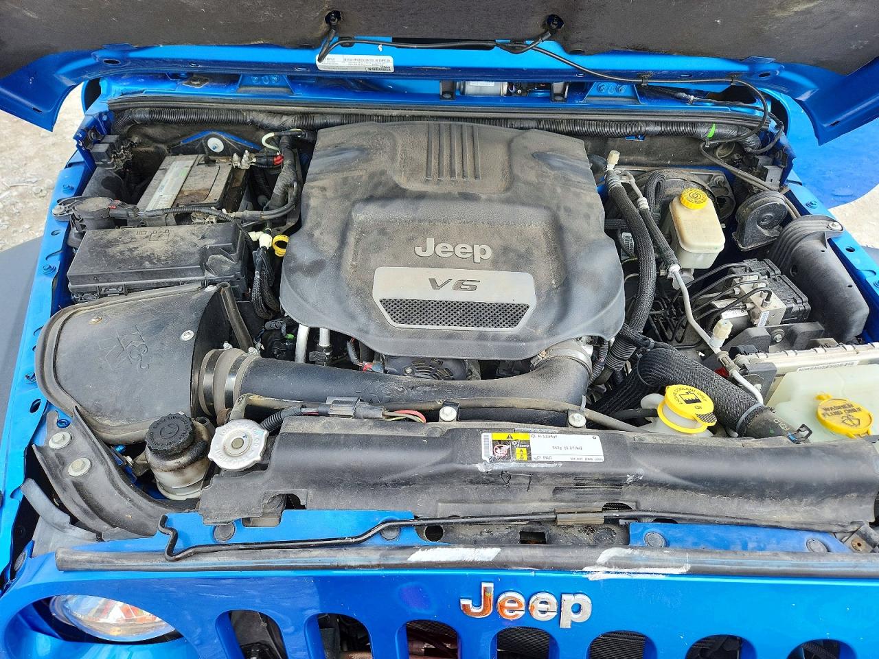 2015 Jeep Wrangler Unlimited Rubicon Blue vin: 1C4BJWFG5FL636062