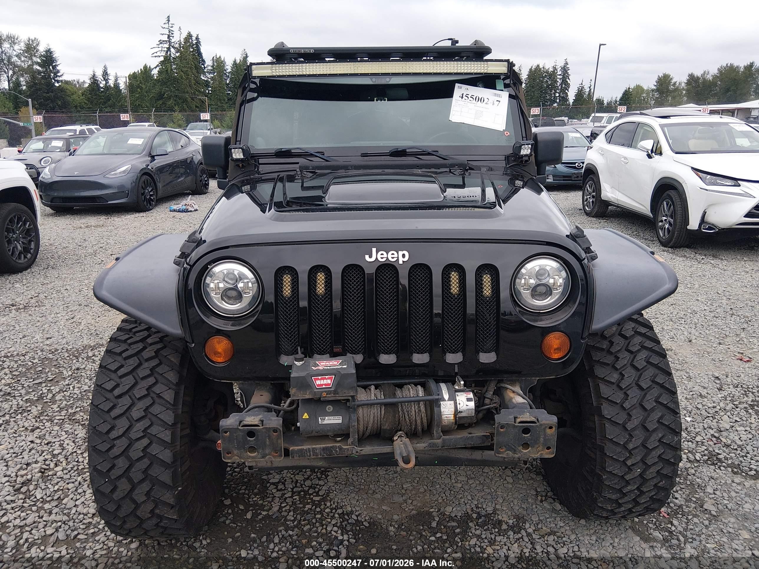 2012 Jeep Wrangler Unlimited Rubicon Black vin: 1C4BJWFG6CL199555