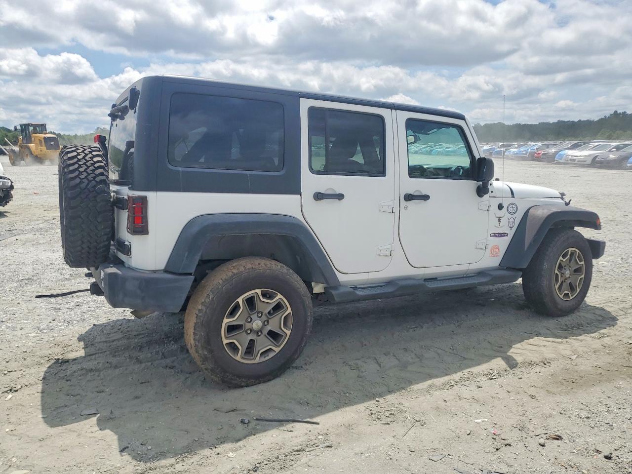 2013 Jeep Wrangler Unlimited Rubicon White vin: 1C4BJWFG6DL507549