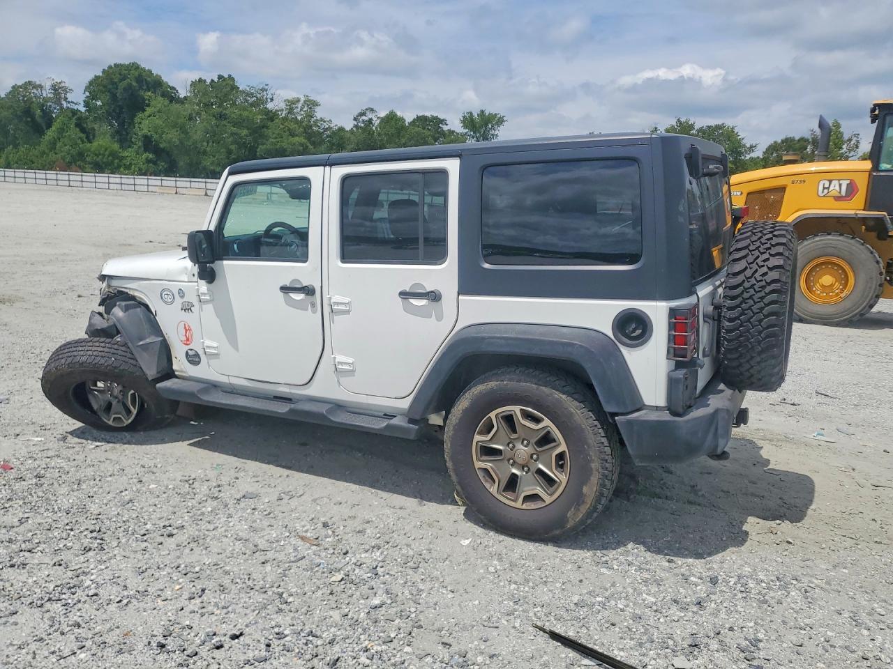 2013 Jeep Wrangler Unlimited Rubicon White vin: 1C4BJWFG6DL507549