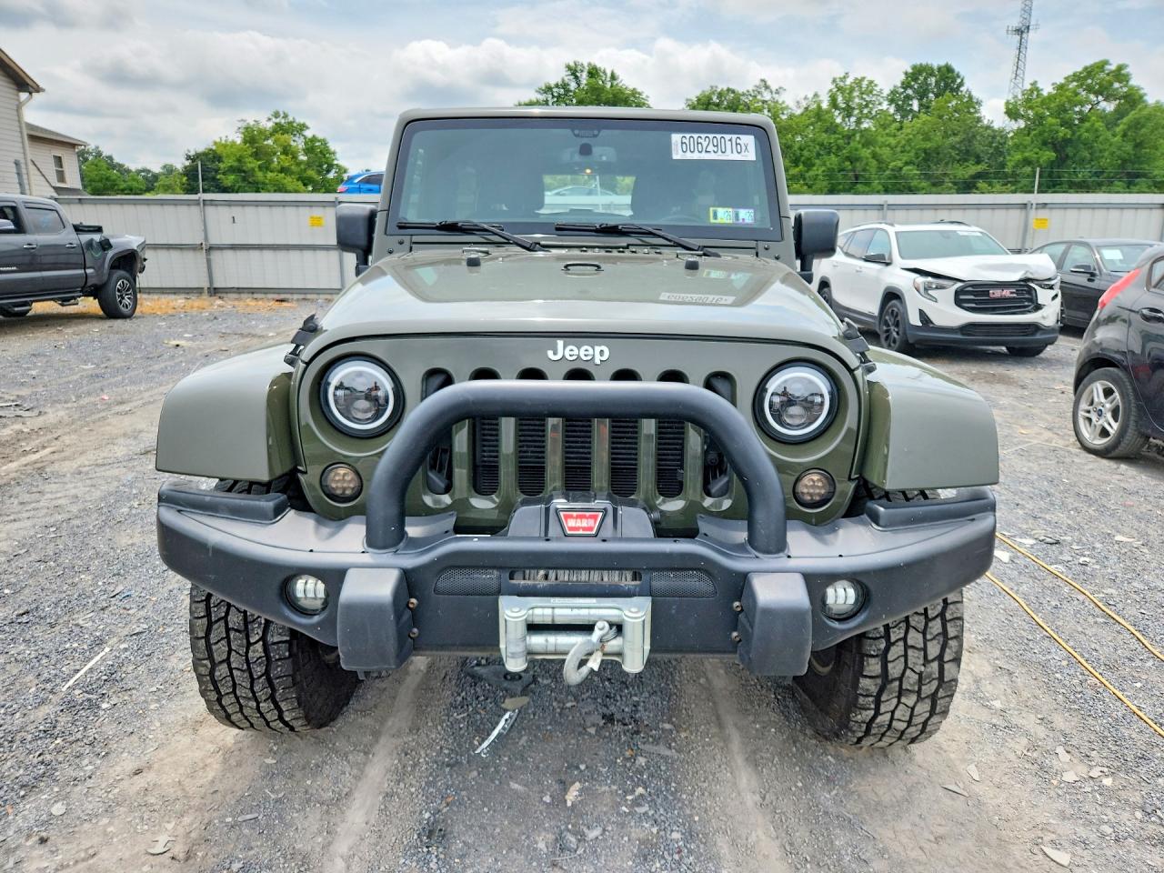 2015 Jeep Wrangler Unlimited Rubicon Green vin: 1C4BJWFG6FL559749