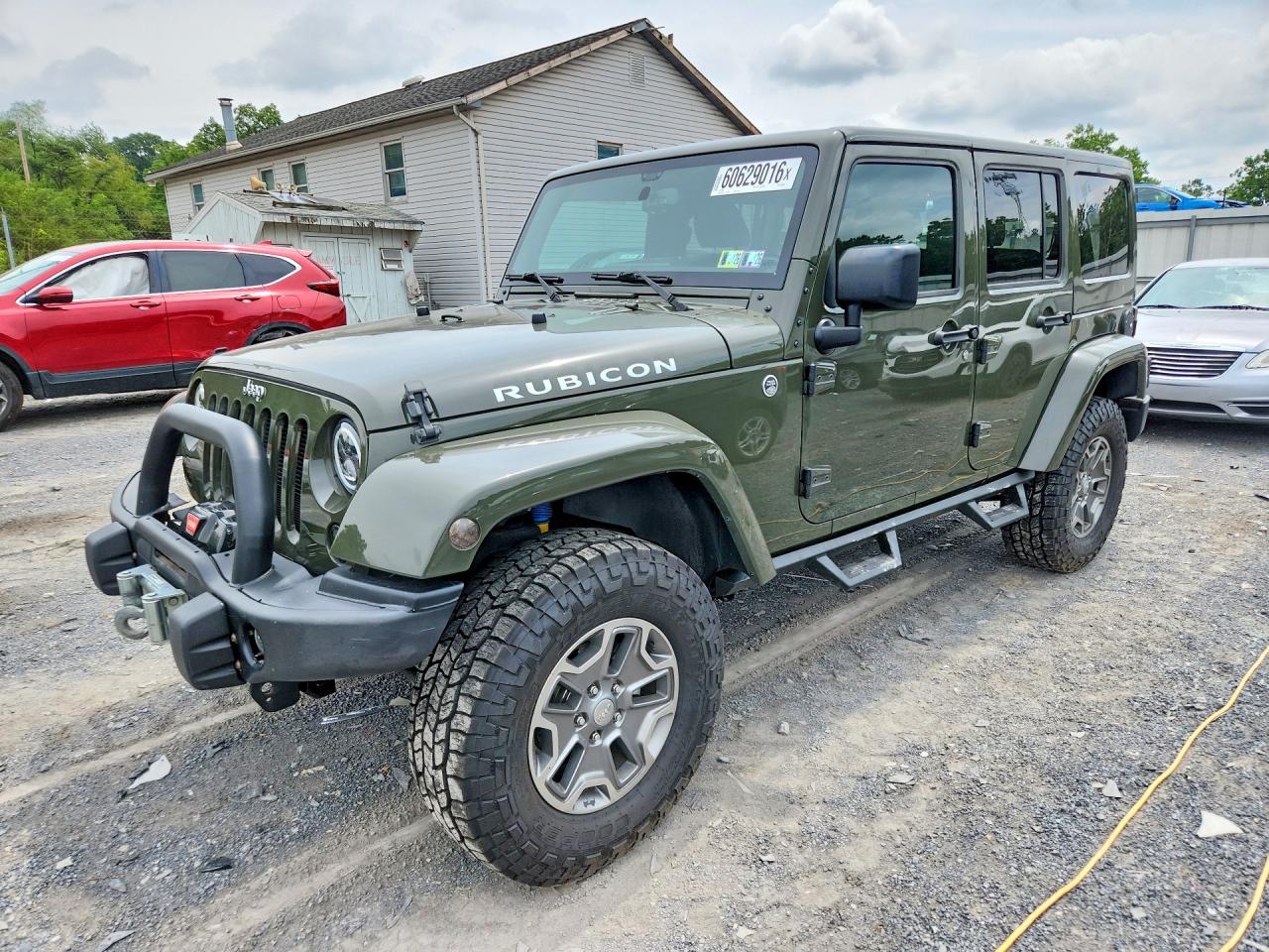 2015 Jeep Wrangler Unlimited Rubicon Green vin: 1C4BJWFG6FL559749
