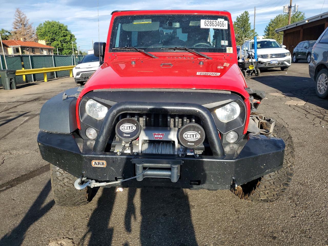 2015 Jeep Wrangler Unlimited Rubicon Red vin: 1C4BJWFG6FL645207