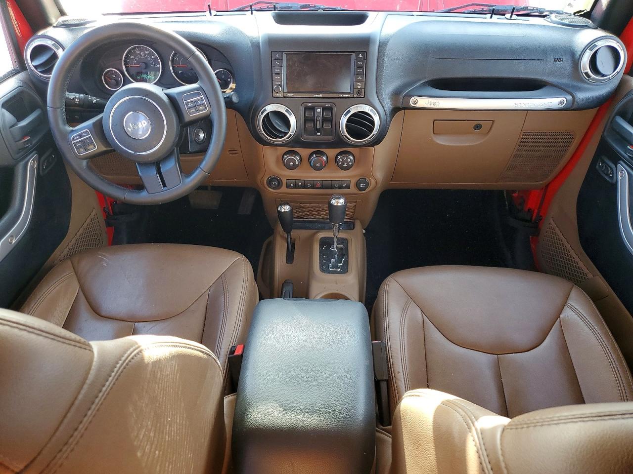 2015 Jeep Wrangler Unlimited Rubicon Red vin: 1C4BJWFG6FL645207