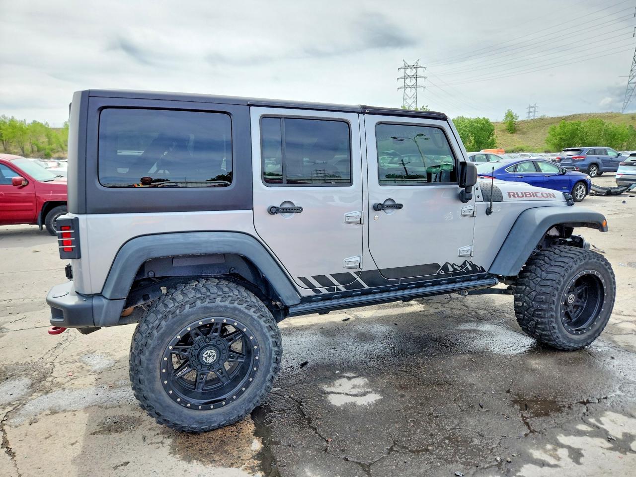 2015 Jeep Wrangler Unlimited Rubicon Silver vin: 1C4BJWFG6FL721895