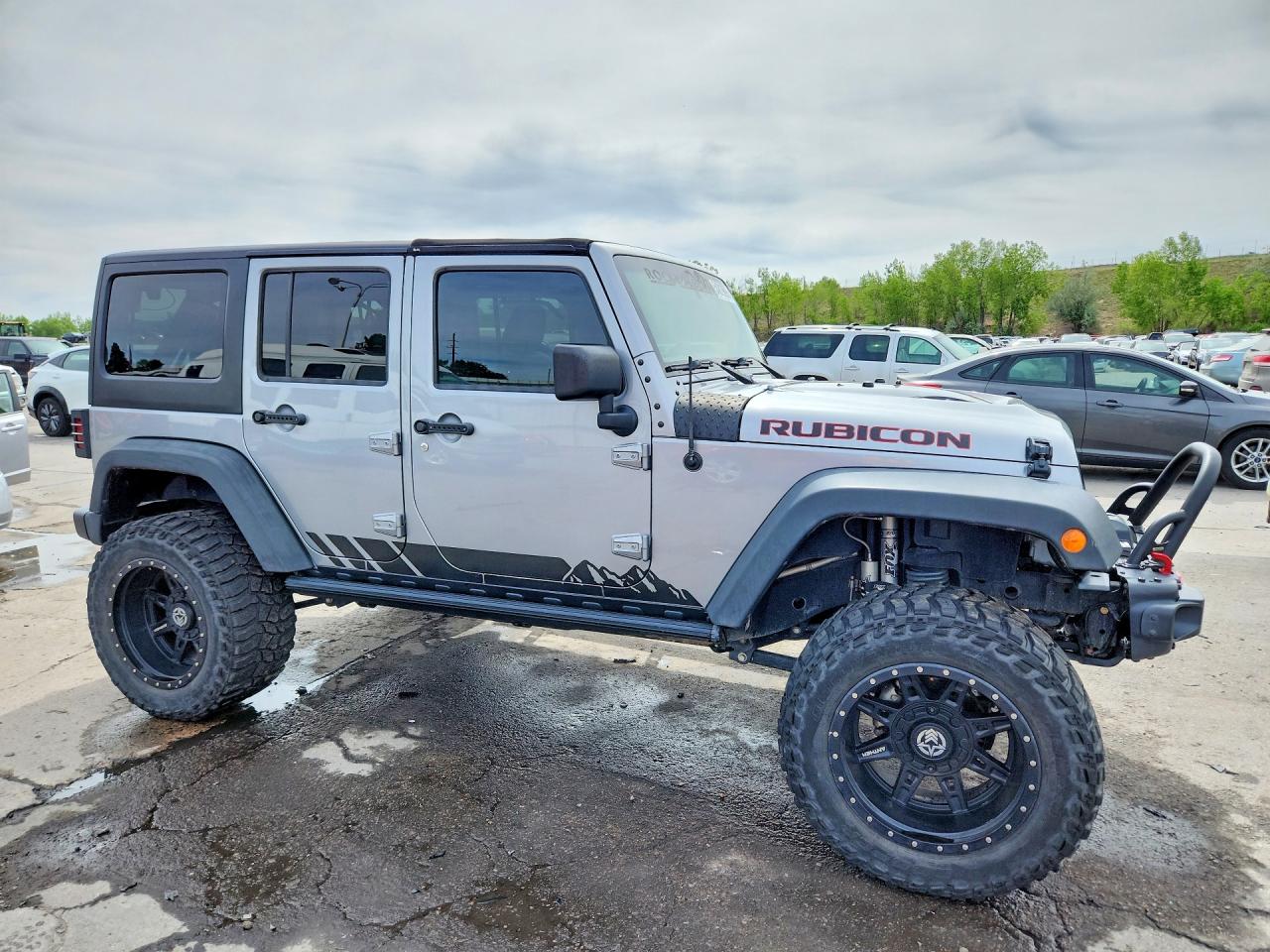 2015 Jeep Wrangler Unlimited Rubicon Silver vin: 1C4BJWFG6FL721895