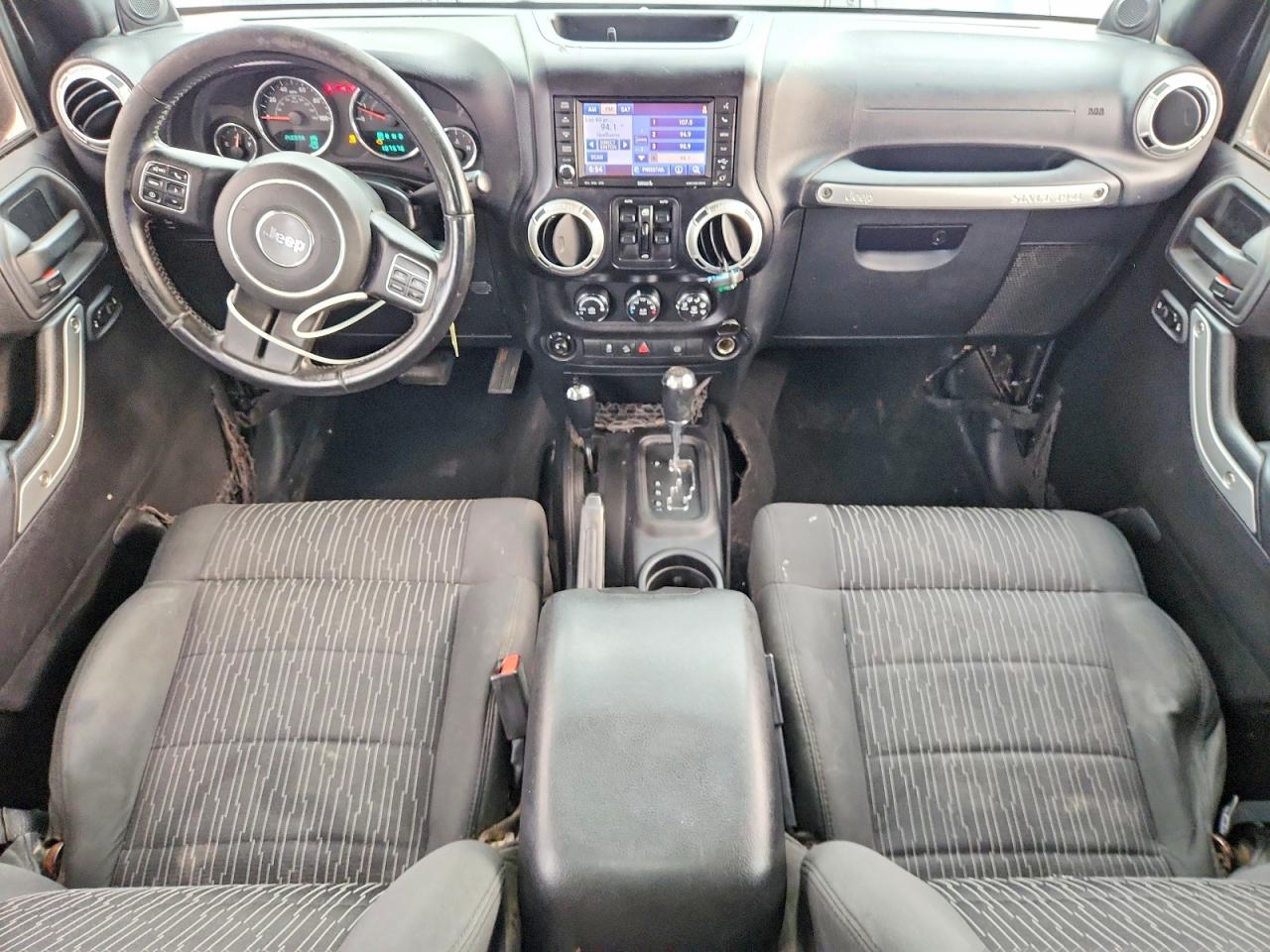 2012 Jeep Wrangler Unlimited Rubicon Black vin: 1C4BJWFG7CL118238