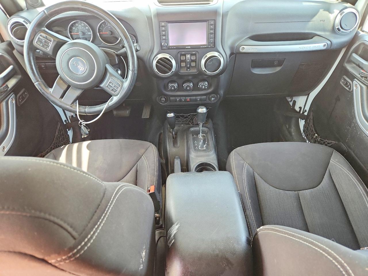 2014 Jeep Wrangler Unlimited Rubicon Белый vin: 1C4BJWFG7EL113933