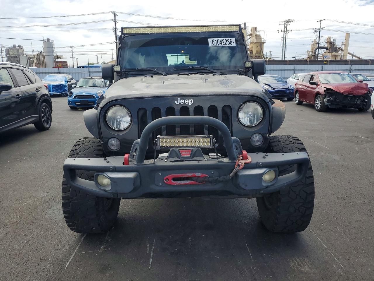 2014 Jeep Wrangler Unlimited Rubicon Black vin: 1C4BJWFG7EL267994