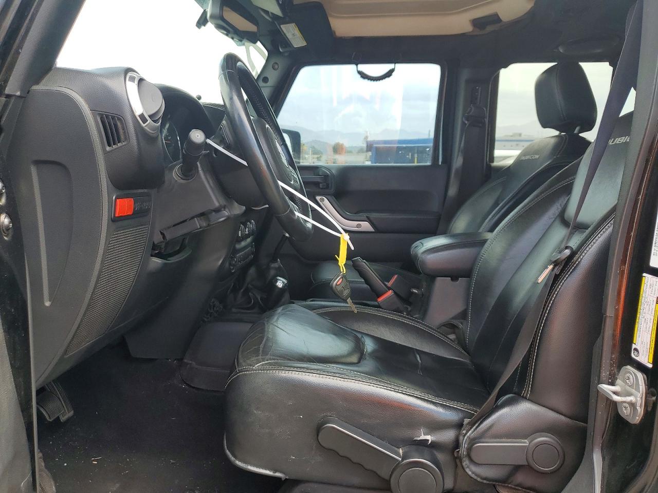 2014 Jeep Wrangler Unlimited Rubicon Black vin: 1C4BJWFG7EL267994