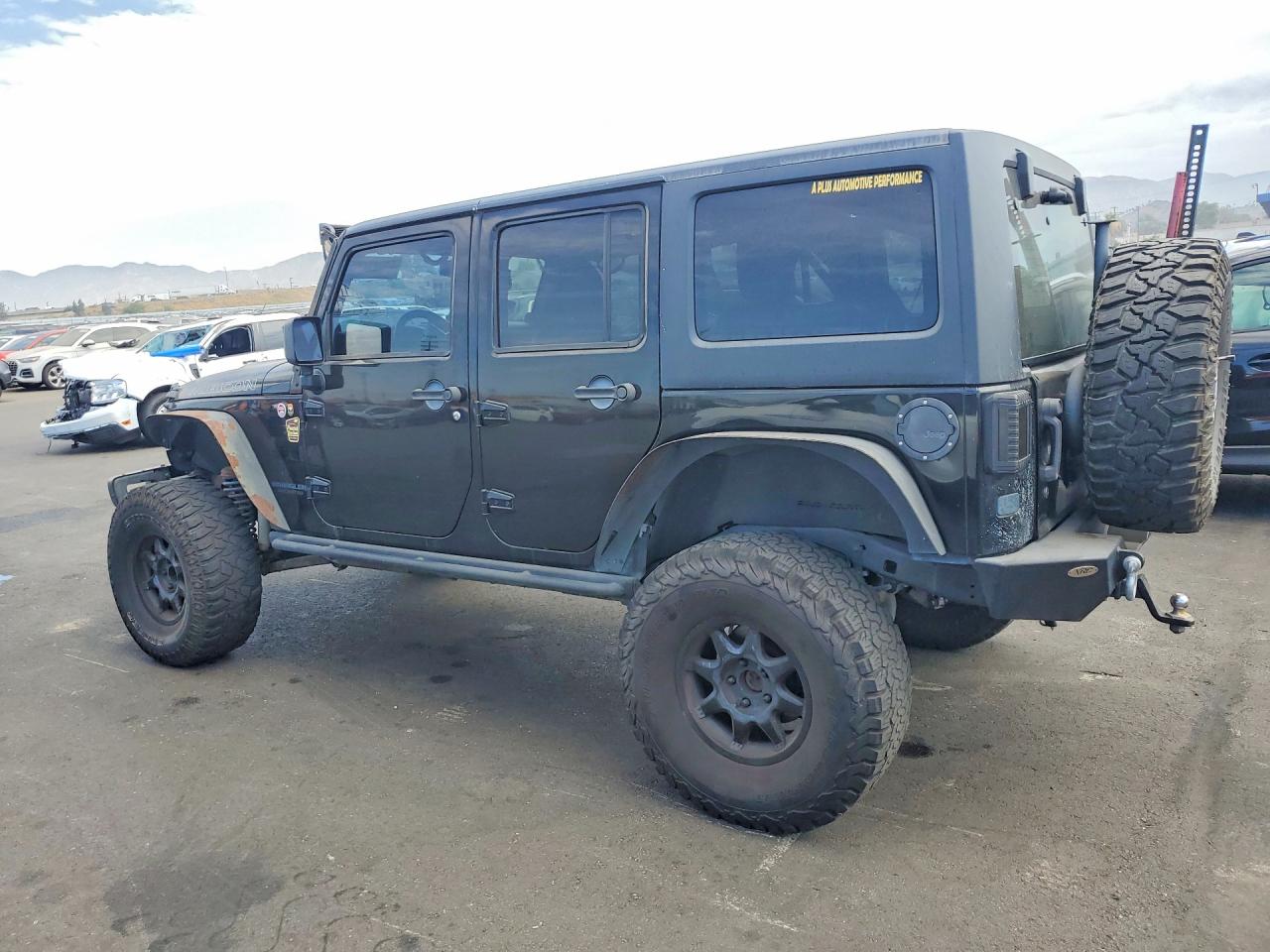 2014 Jeep Wrangler Unlimited Rubicon Black vin: 1C4BJWFG7EL267994