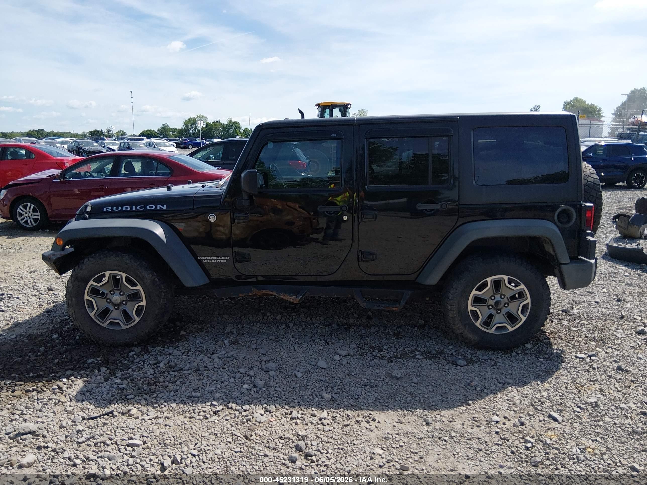 2015 Jeep Wrangler Unlimited Rubicon Черный vin: 1C4BJWFG7FL612300