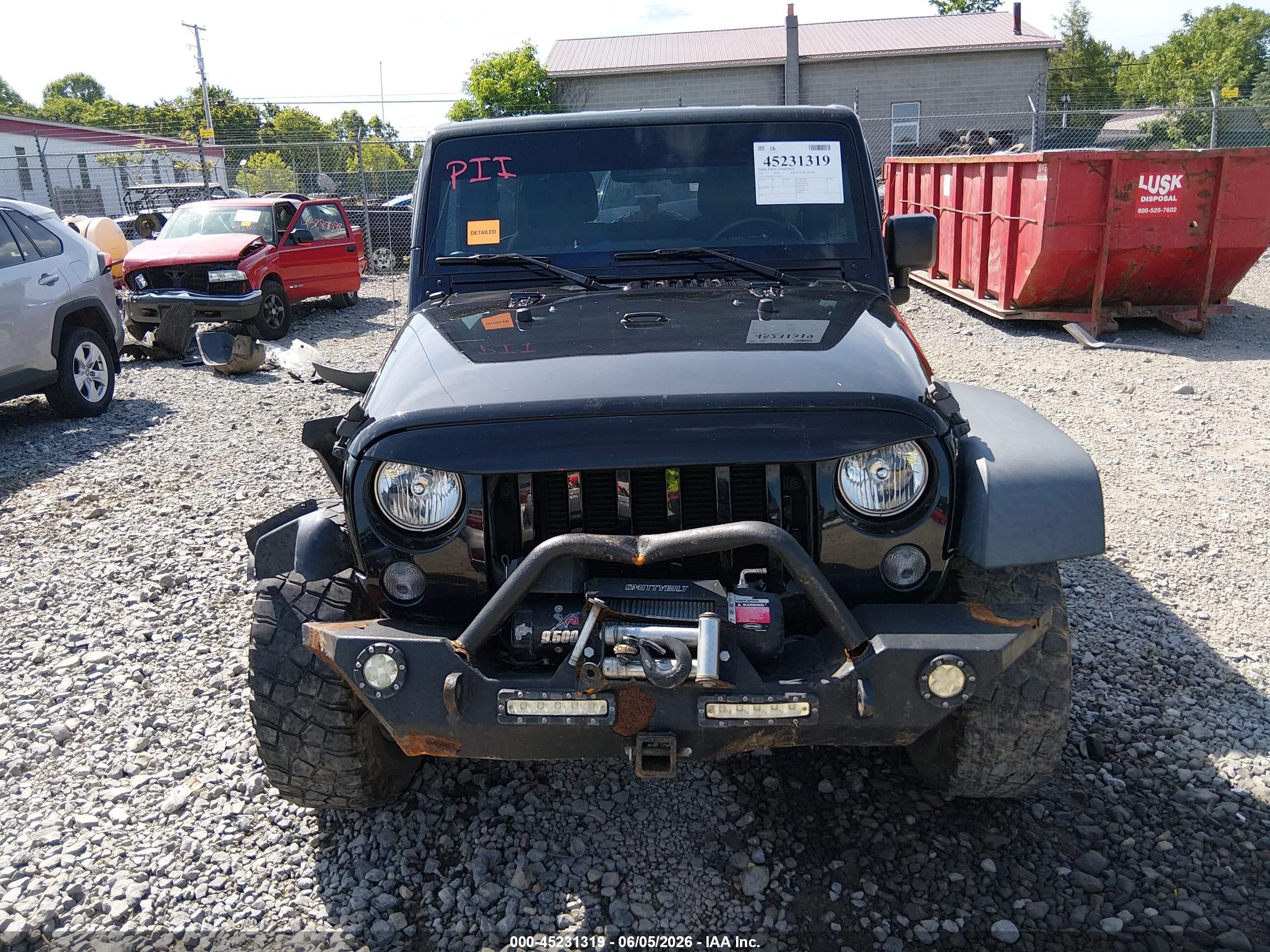 2015 Jeep Wrangler Unlimited Rubicon Черный vin: 1C4BJWFG7FL612300