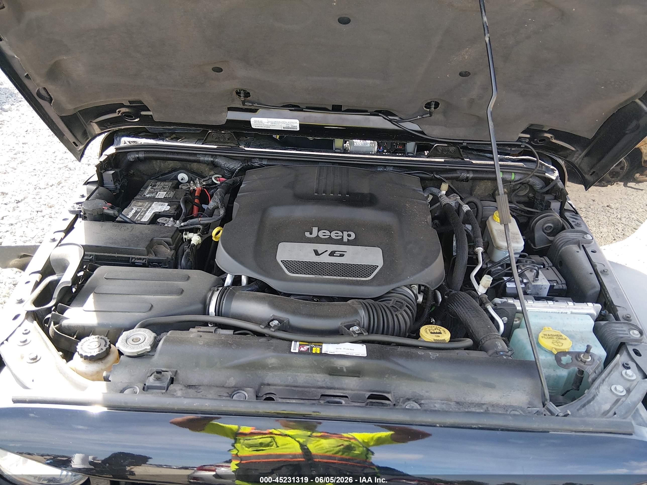 2015 Jeep Wrangler Unlimited Rubicon Черный vin: 1C4BJWFG7FL612300