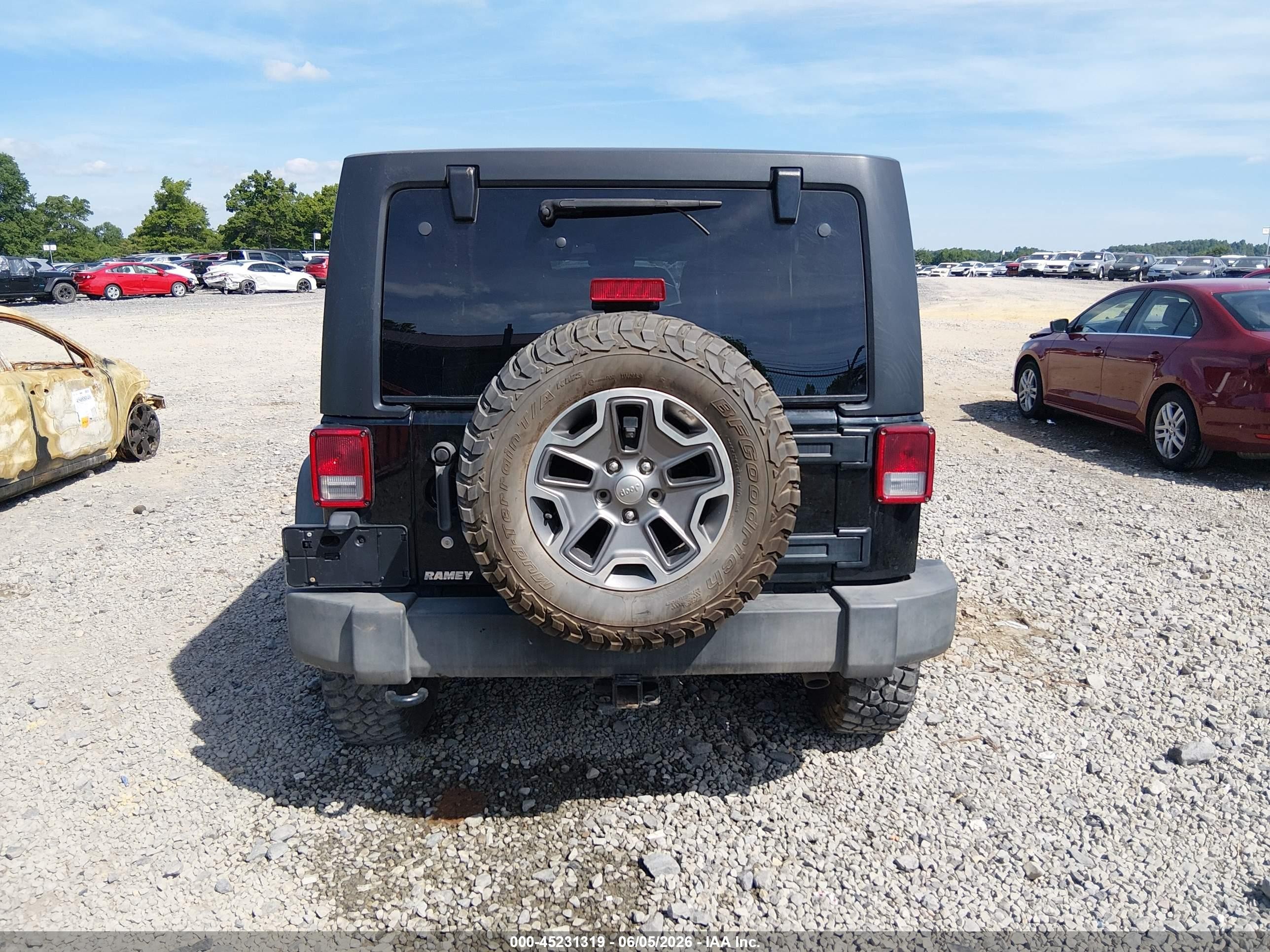 2015 Jeep Wrangler Unlimited Rubicon Черный vin: 1C4BJWFG7FL612300