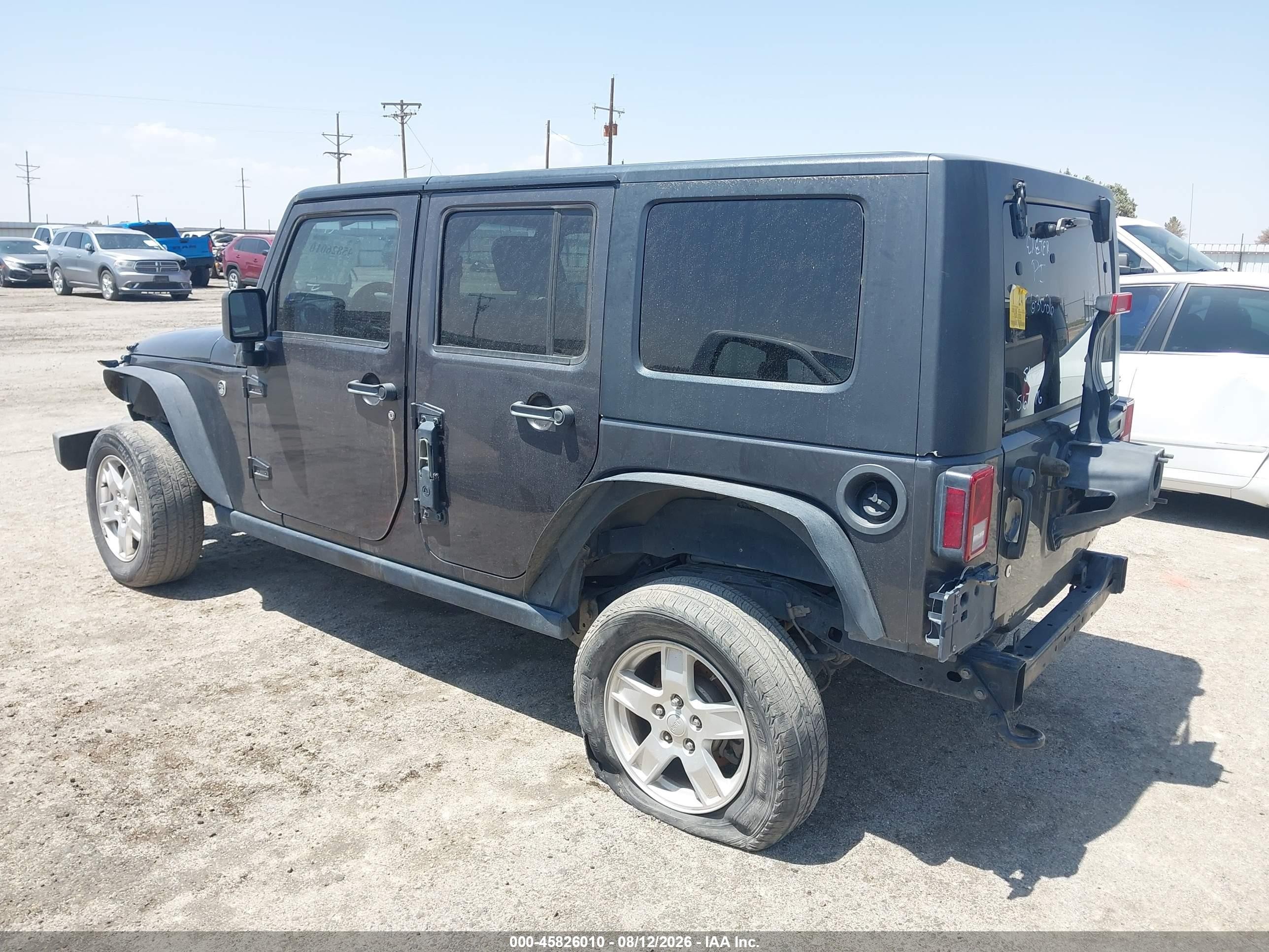 2016 Jeep Wrangler Unlimited Rubicon Gray vin: 1C4BJWFG7GL179322