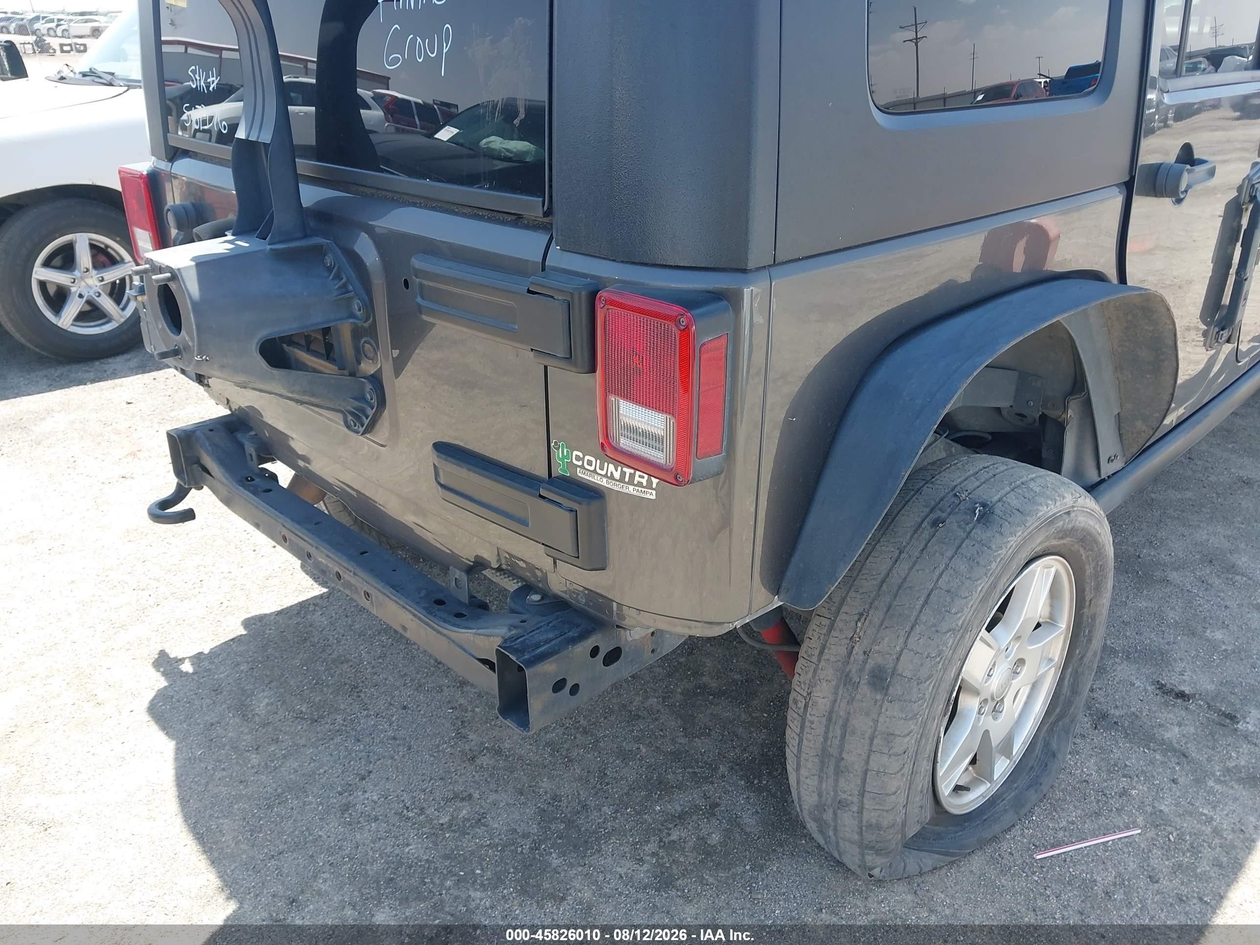 2016 Jeep Wrangler Unlimited Rubicon Gray vin: 1C4BJWFG7GL179322