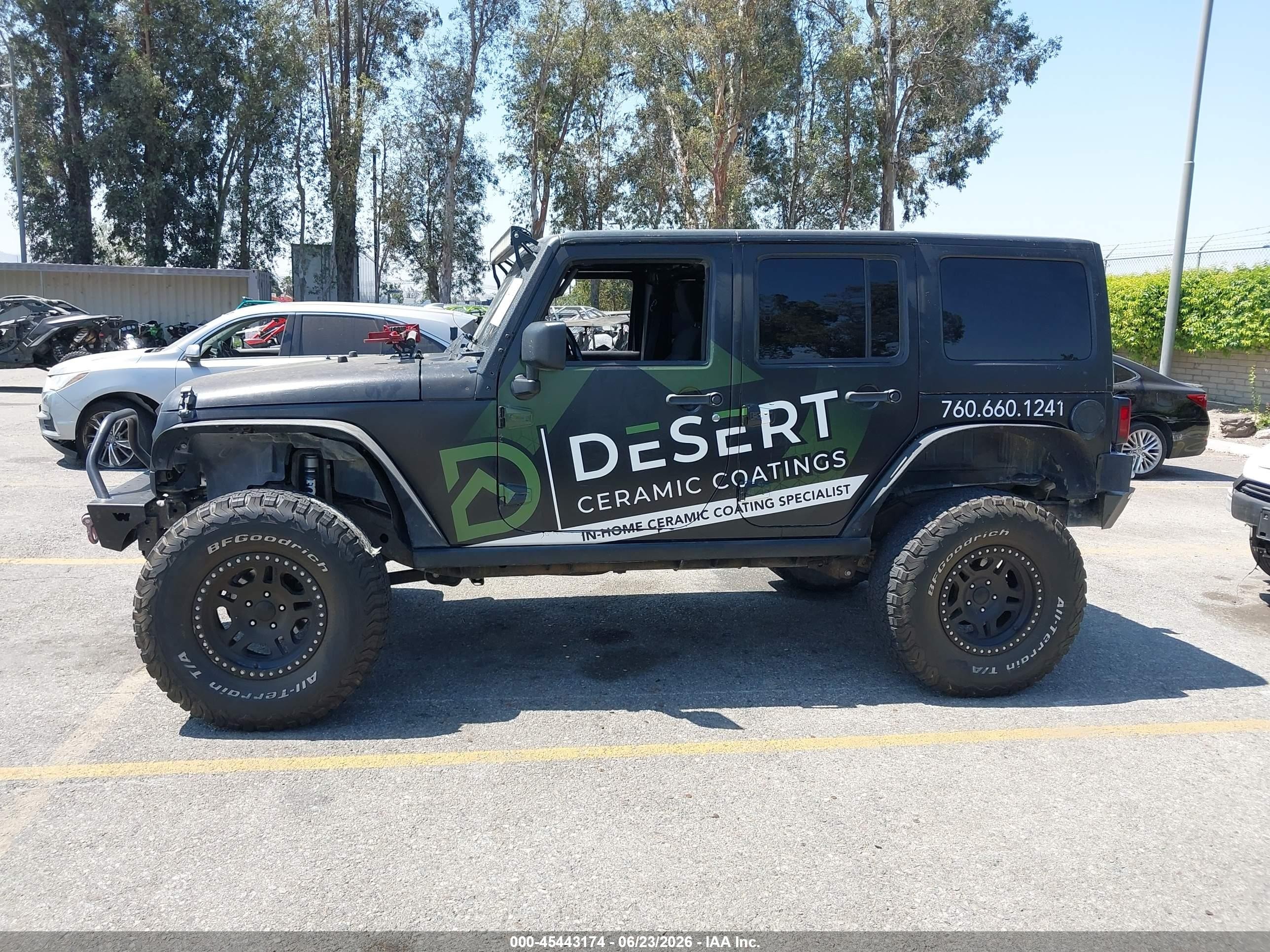 2012 Jeep Wrangler Unlimited Rubicon Black vin: 1C4BJWFG8CL107992