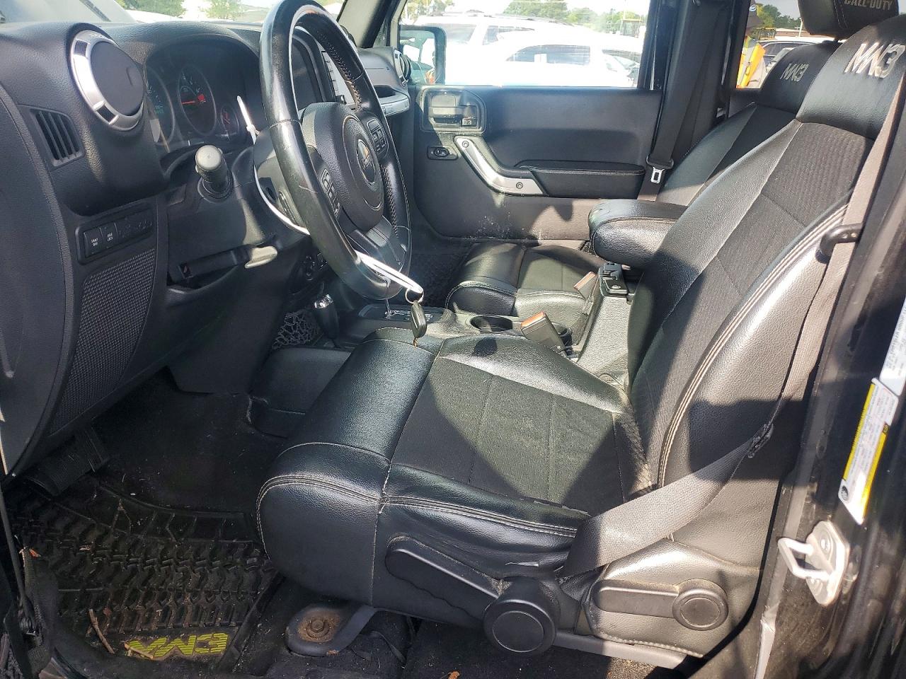 2012 Jeep Wrangler Unlimited Rubicon Black vin: 1C4BJWFG8CL191635