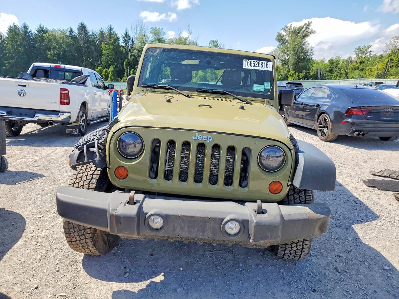2013 Jeep Wrangler Unlimited Rubicon Green vin: 1C4BJWFG8DL567199